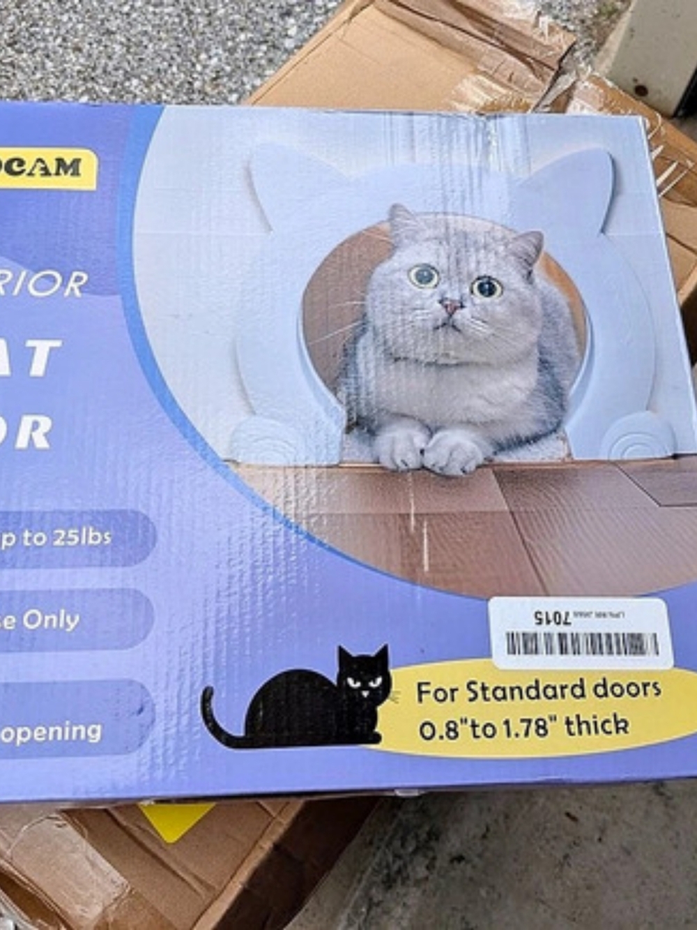 Wordcam XL Cat Door White